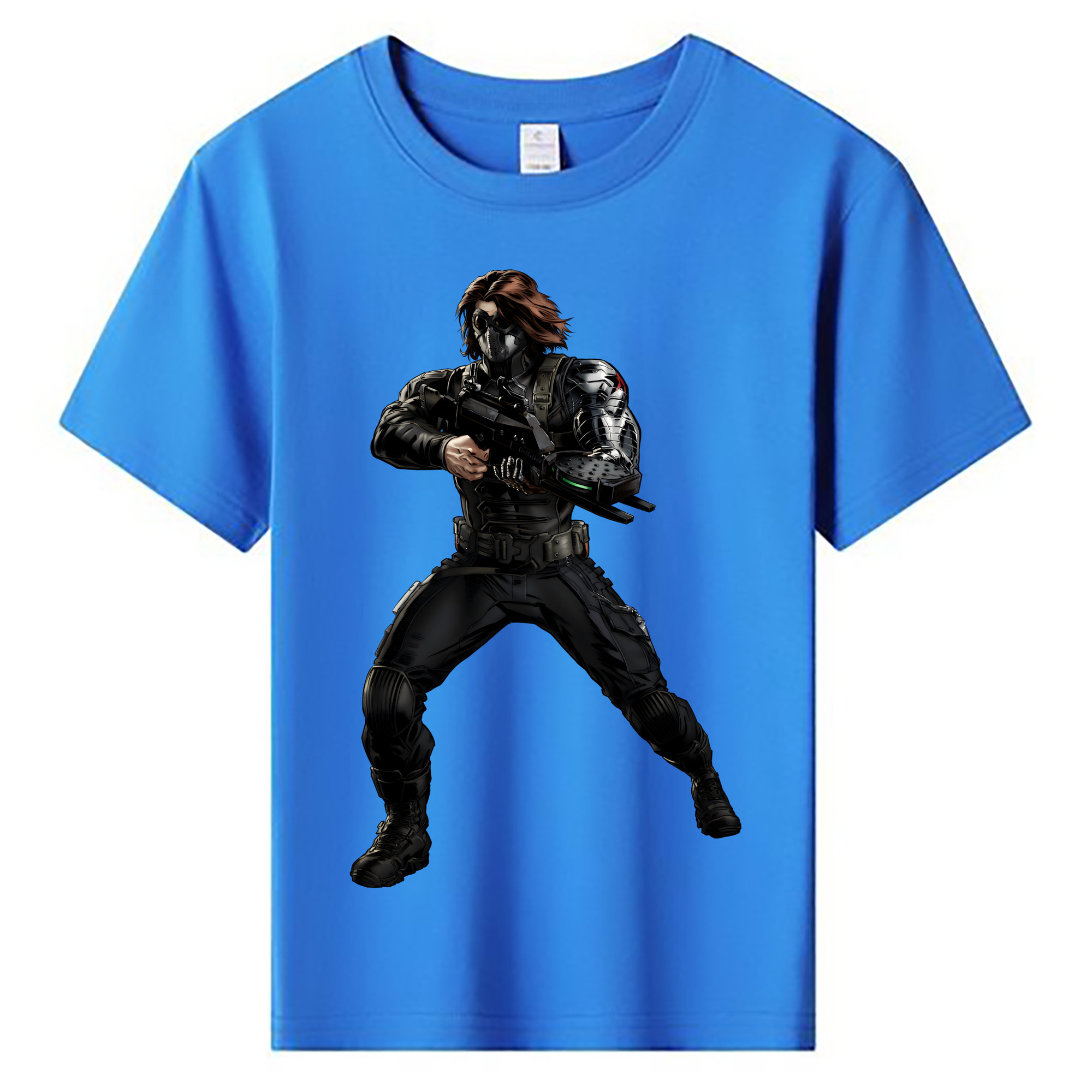 （画像用） アベンジャーズ The Avengers 綿100％キッズTシャツ（フロントプリント）